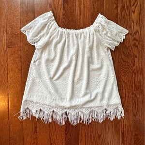 Lilly Pulitzer White Lace Women's Top